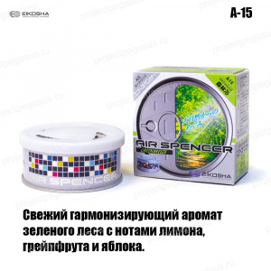 A-15-EIKOSHA-Ароматизатор меловой EIKOSHA SPIRIT REFILL - GREEN BREEZE/зеленый бриз-1