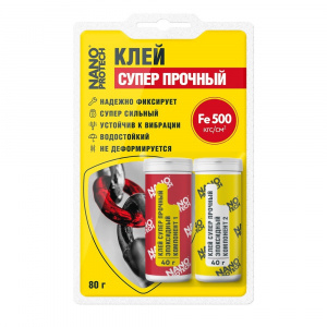 NPGKS0014-NANOPROTECH-Клей суперпрочный - эпоксидный 2-х компонентный NANOPROTECH, 80 гр.-1