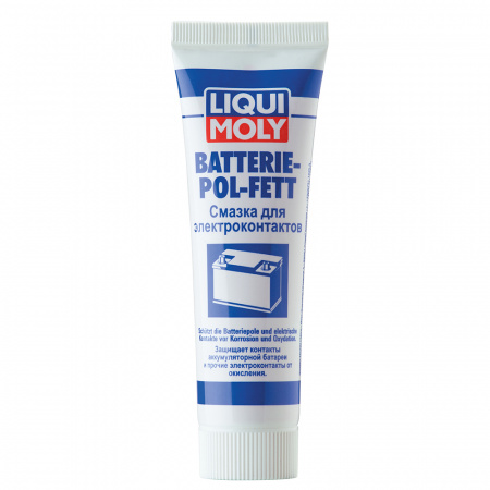 7643-LIQUI MOLY-Смазка для электроконтактов LIQUI MOLY Batterie-Pol-Fett 0,05кг-1