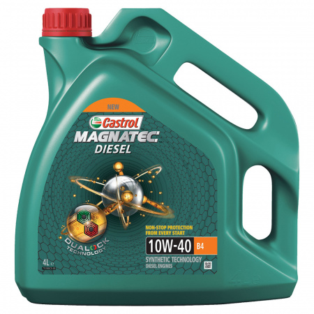 15CA30-Castrol-Полусинтетическое моторное масло CASTROL Magnatec Diesel 10W-40 B4 4л-1